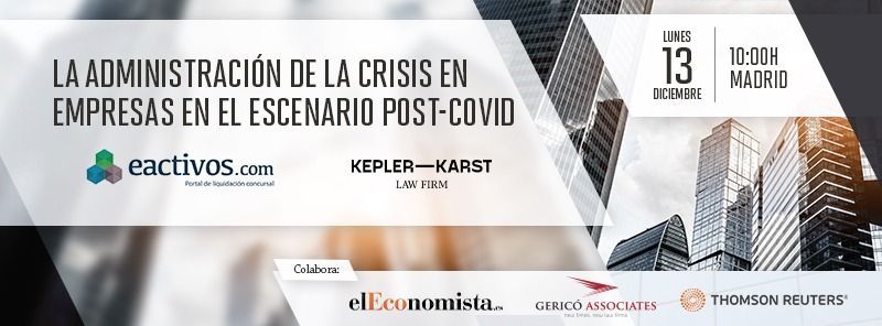 Business management of the crisis in the post-COVID scenario 1 administración empresarial de la crisis
